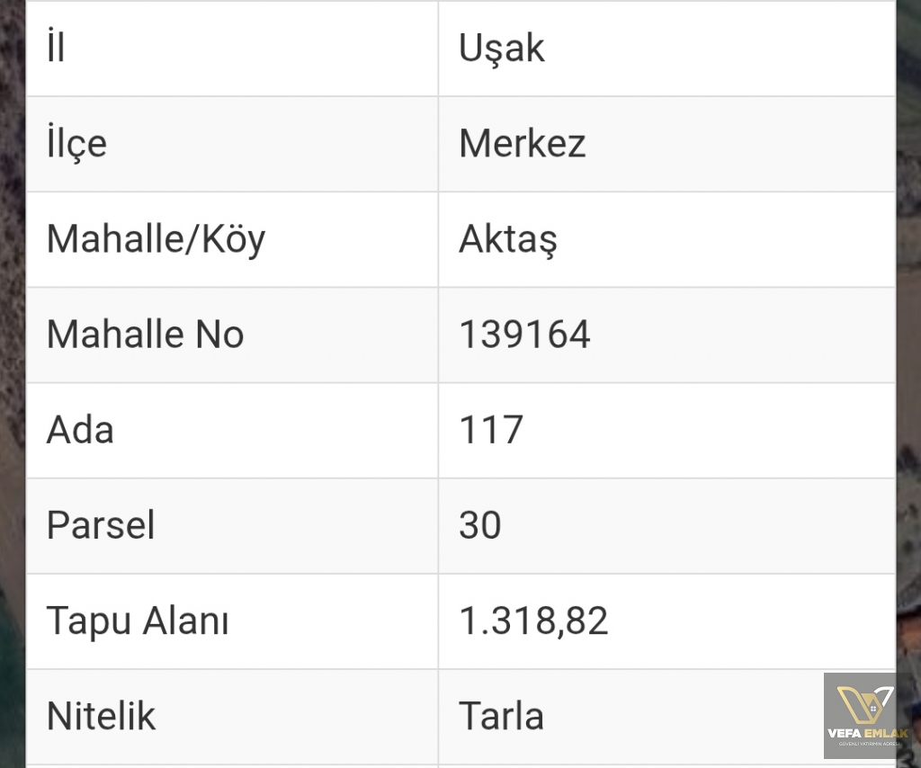 AKTAŞ KÖYÜ DİBİNDE   FIRSAT DEĞERİNDE 1.318 m2 SATILIK TARLA
