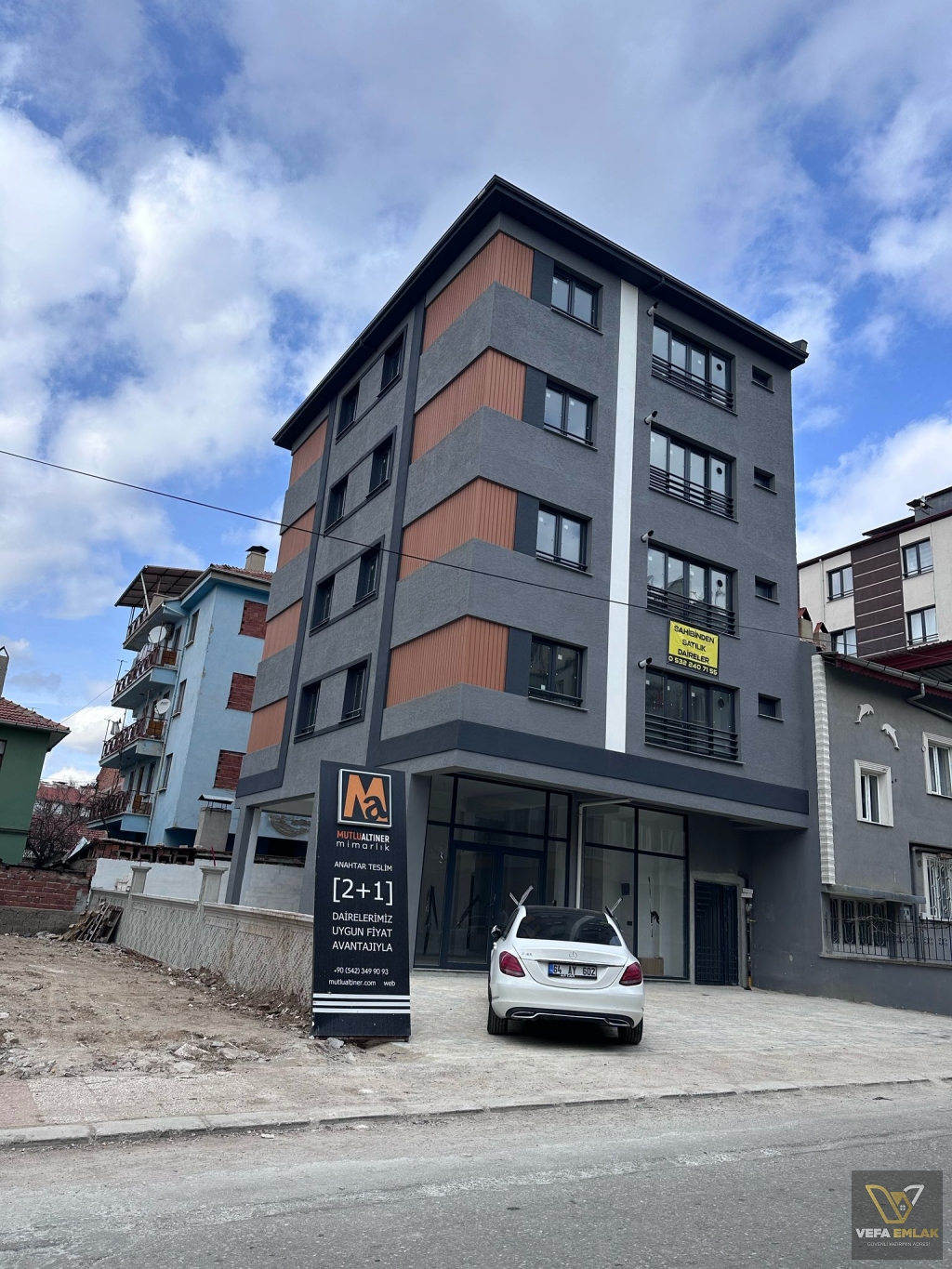 YENİ BELEDİYE KARŞISINDA KİRALIK SIFIR EŞYALI 2+0 APART