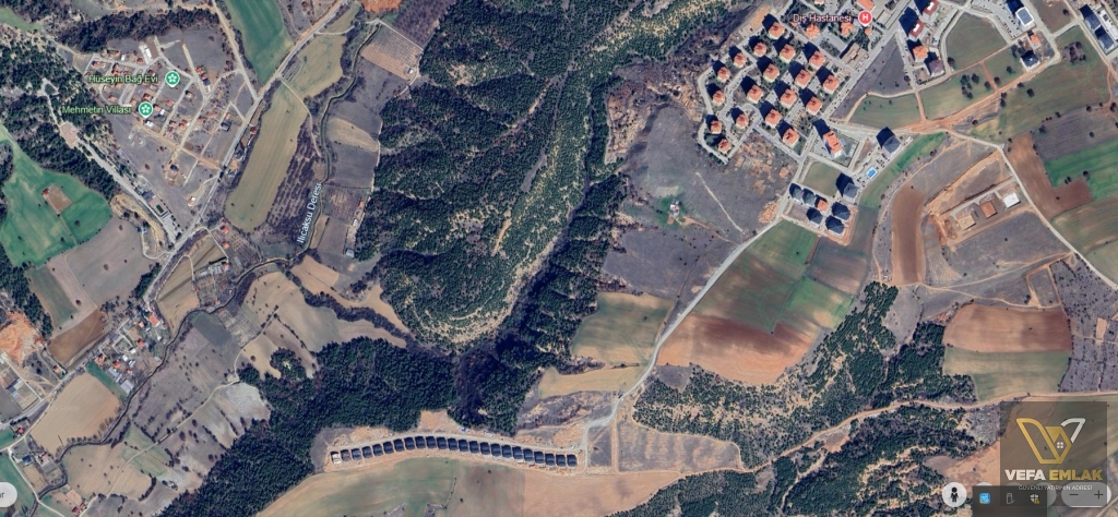 Y.KARAAĞAÇTA İLK İMARA AÇILACAK BÖLGE OLAN YATIRIMLIK 9.140 m2 SATILIK TARLA