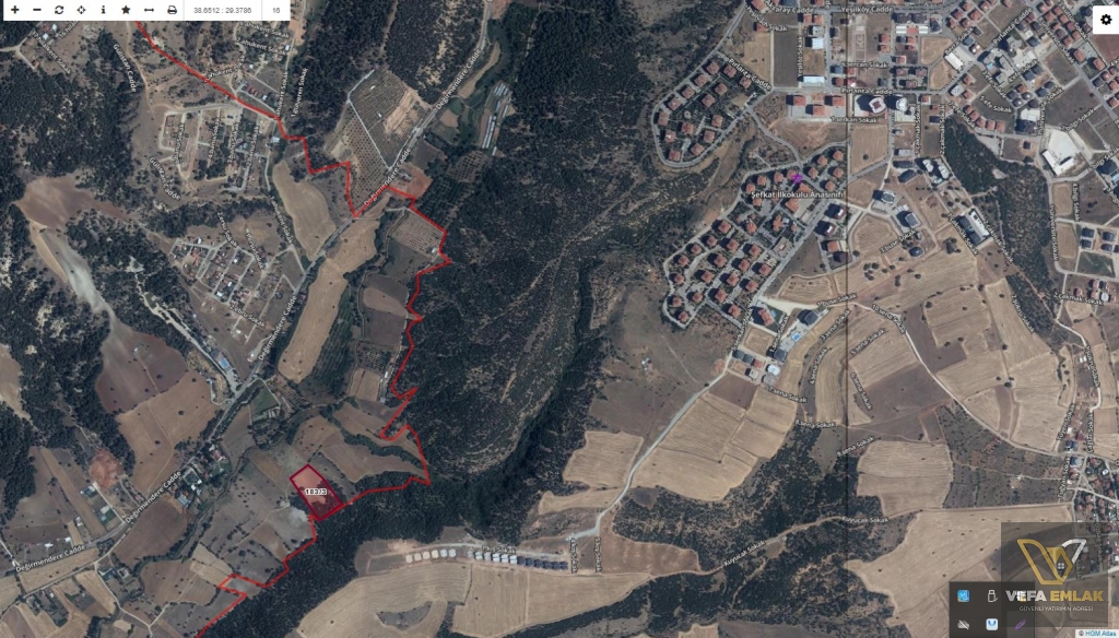 Y.KARAAĞAÇTA İLK İMARA AÇILACAK BÖLGE OLAN YATIRIMLIK 9.140 m2 SATILIK TARLA